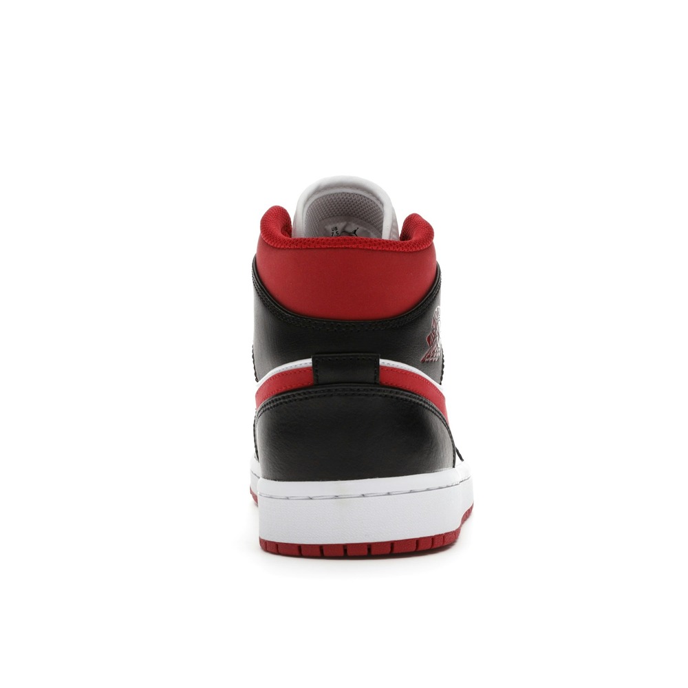 Air Jordan 1 Mid Gym Red-Black-White - Image 4