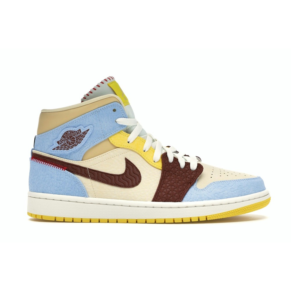 Air Jordan 1 Mid SE Fearless collab Maison Chateau Rouge