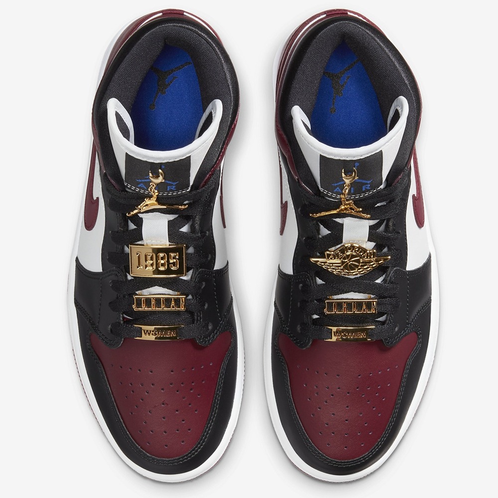 Air Jordan 1 Mid SE Gold Pendants (Women Exclusive) - Image 5