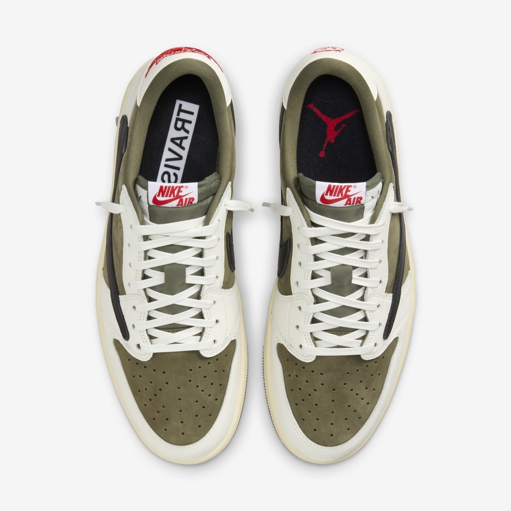 Air Jordan 1 Retro Low OG SP Reverse Olive collab Travis Scott - Image 5