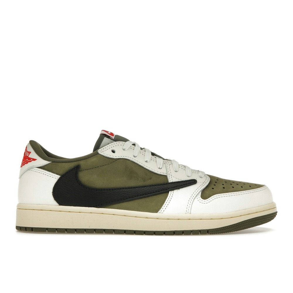 Air Jordan 1 Retro Low OG SP Reverse Olive collab Travis Scott