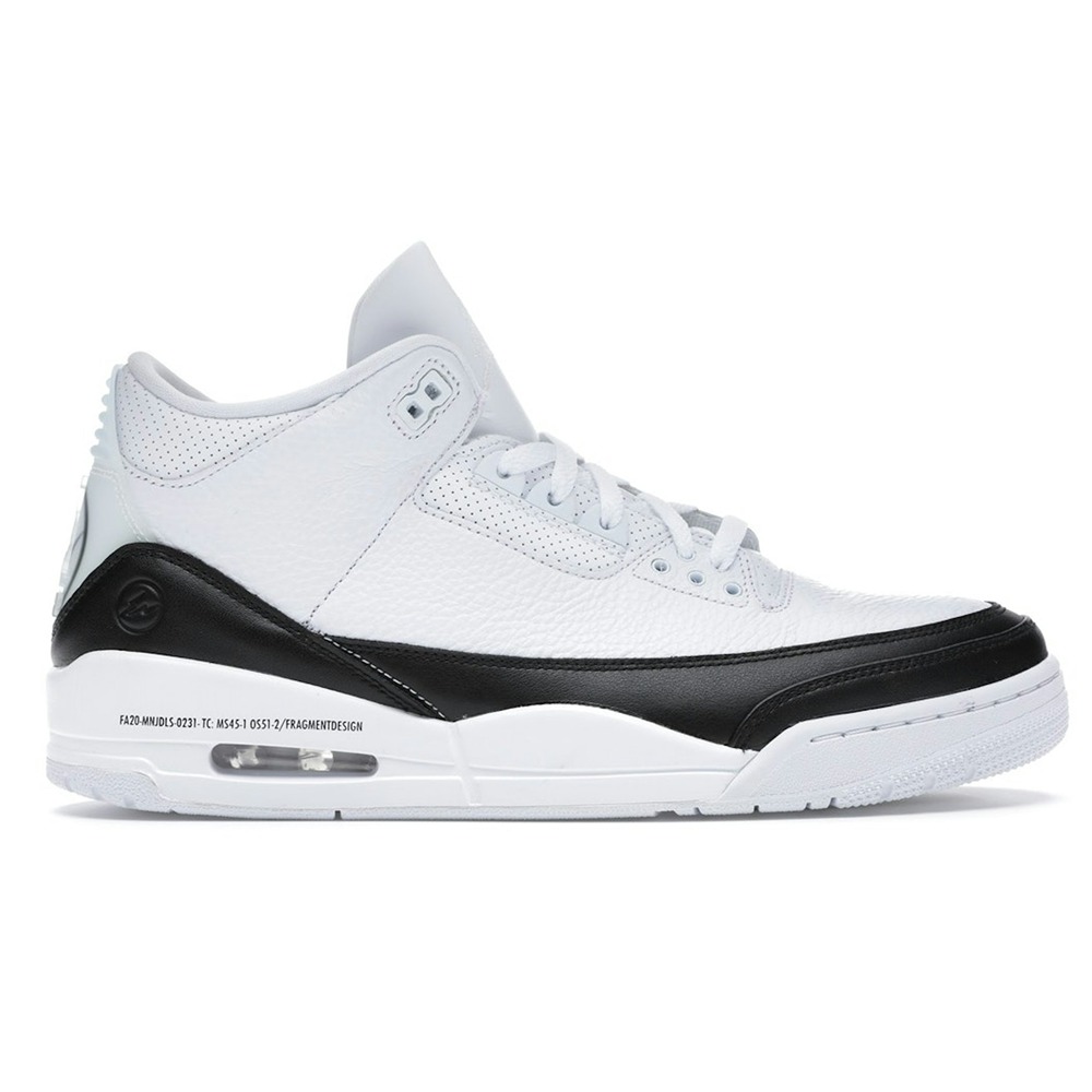 Air Jordan 3 Retro SP White collab Fragment Design
