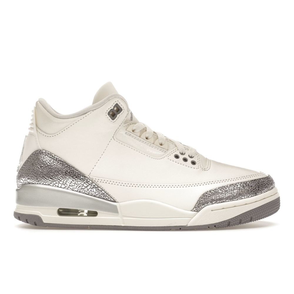 Air Jordan 3 Retro Sail Metallic Silver (Women Exclusive)