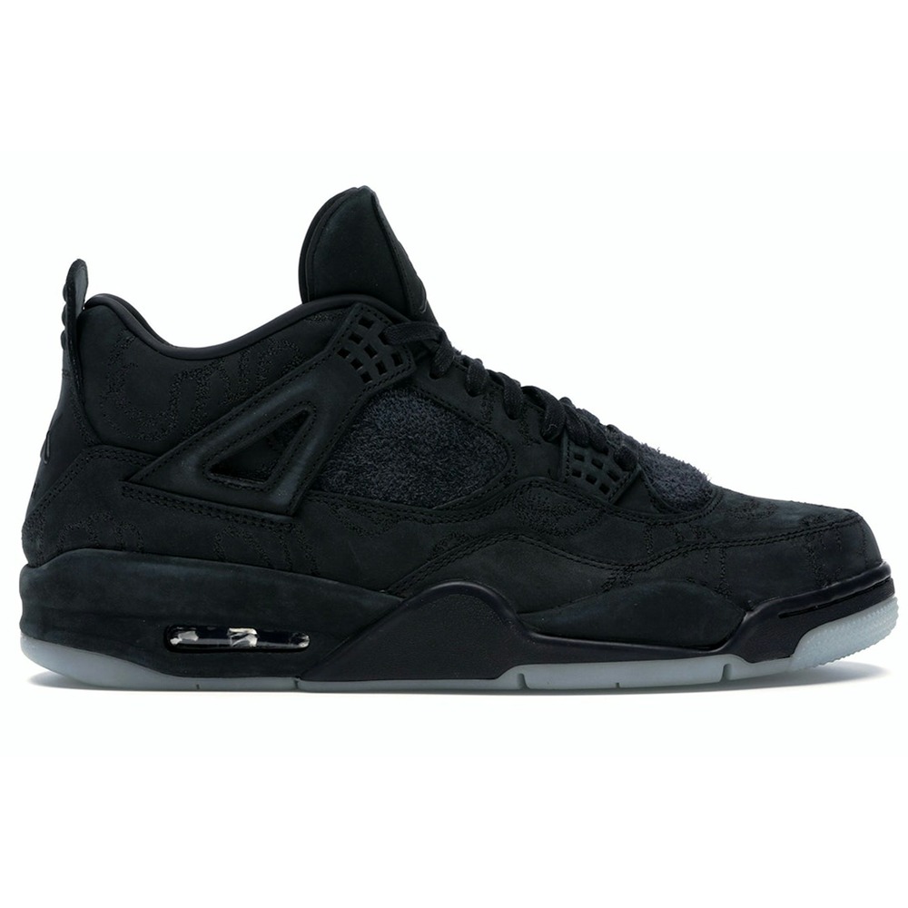 Air Jordan 4 Retro Black collab KAWS