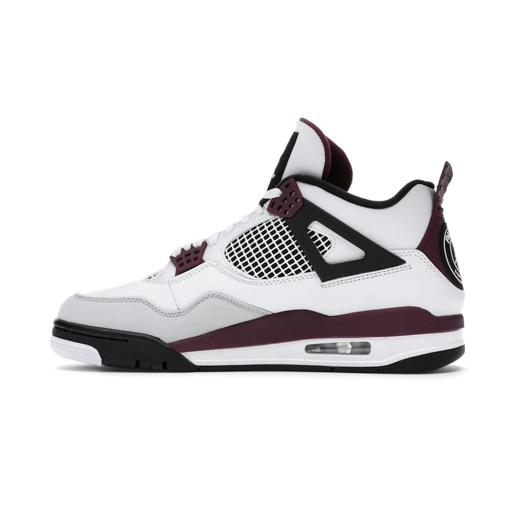 Air Jordan 4 Retro Bordeaux collab Paris Saint-Germain - Image 3