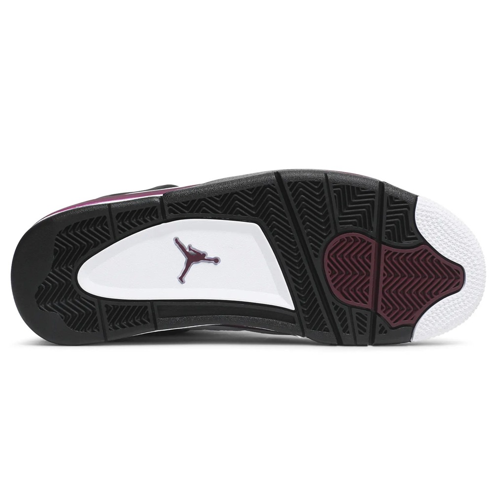 Air Jordan 4 Retro Bordeaux collab Paris Saint-Germain - Image 6