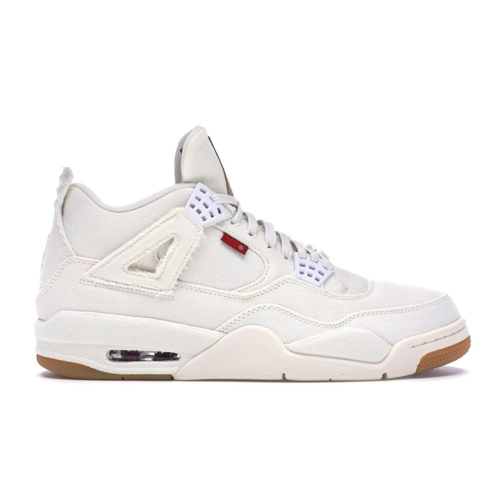 Air Jordan 4 Retro White Denim collab Levis
