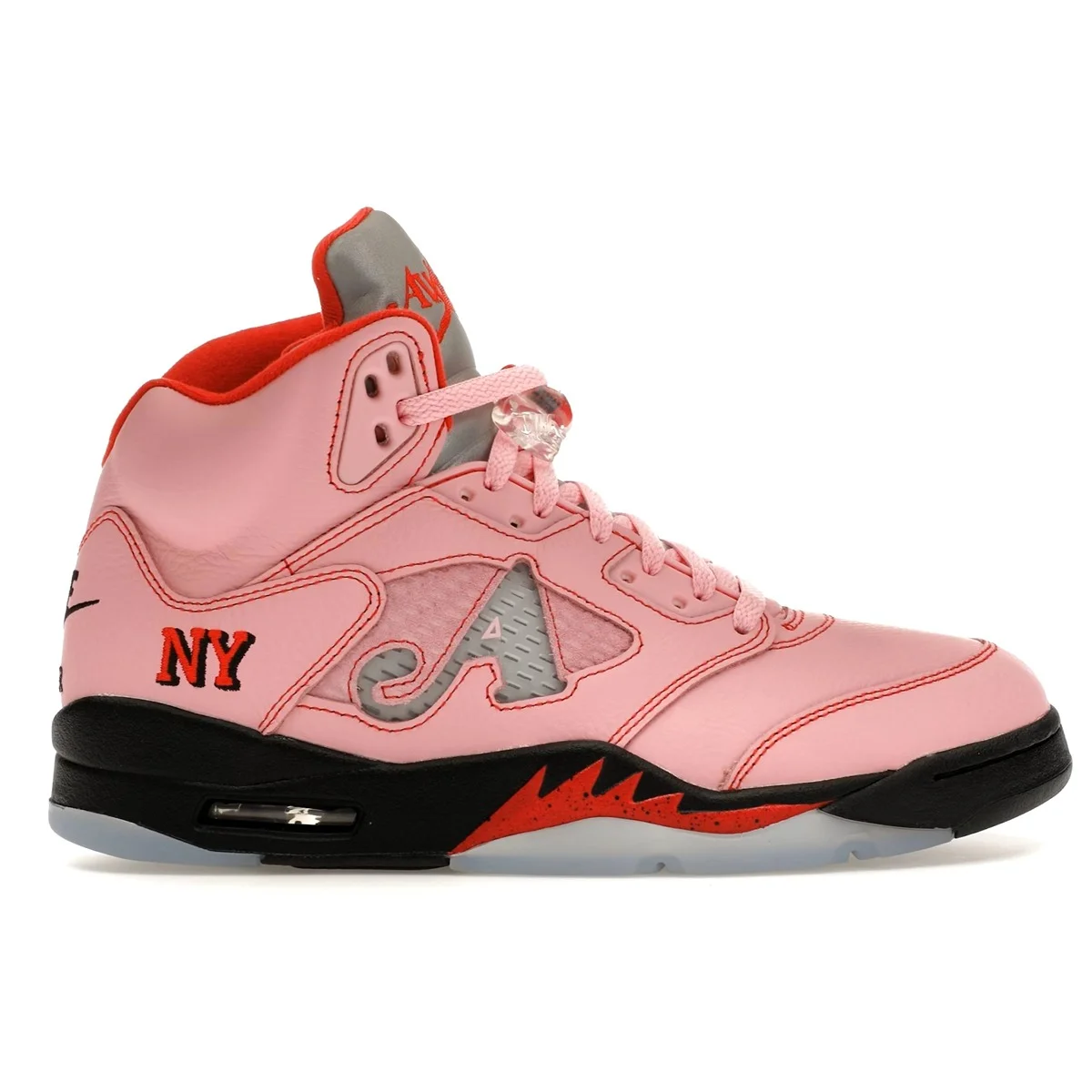 Air Jordan 5 Retro Arctic Pink-Black collab Awake NY