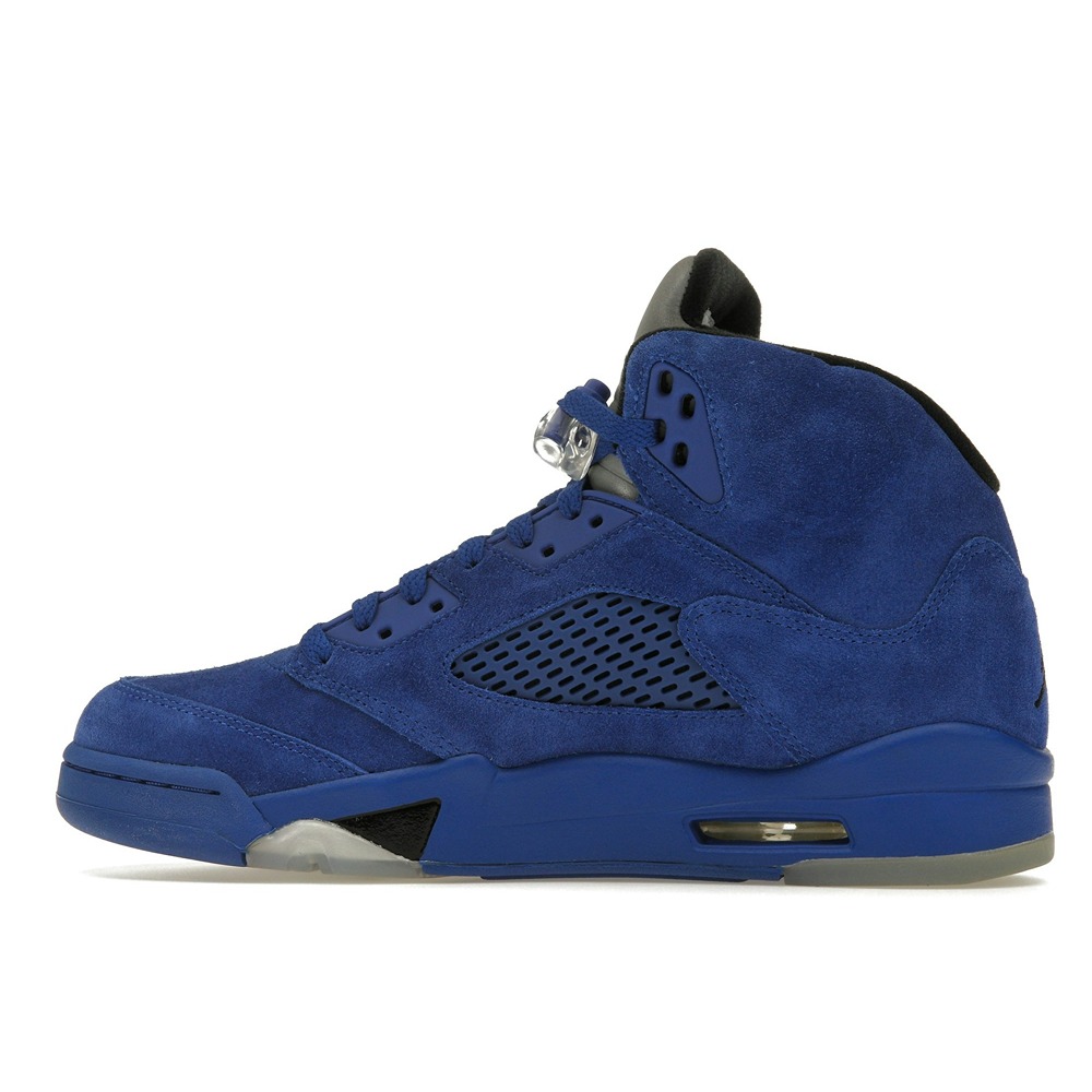 Air Jordan 5 Retro Blue Suede - Image 3