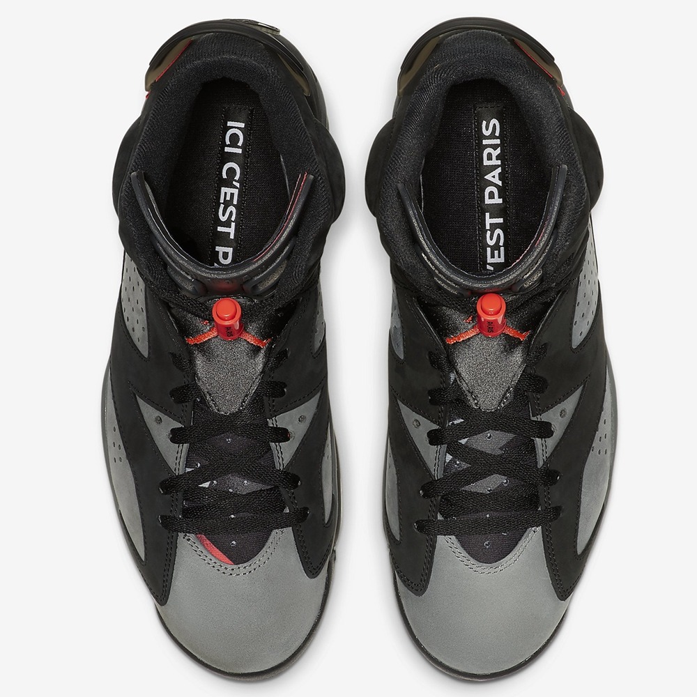 Air Jordan 6 Retro Iron Grey collab Paris Saint-Germain - Image 5