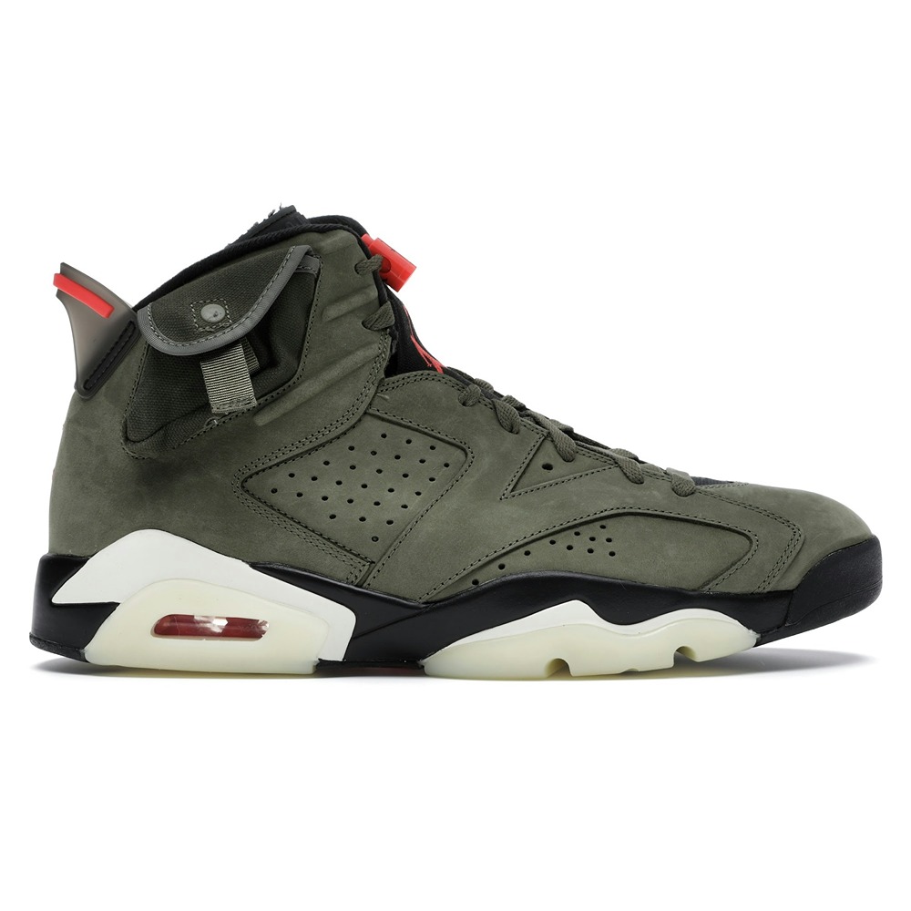 Air Jordan 6 Retro Olive collab Travis Scott