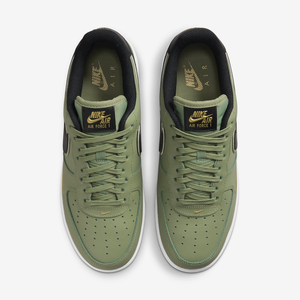 Nike Air Force 1 07 LV8 Metallic Swoosh Pack Oil Green - Image 6