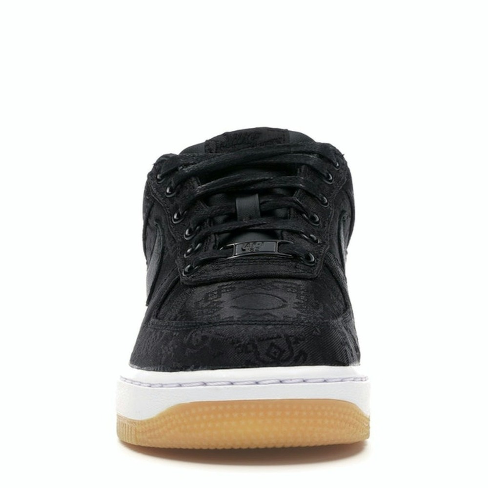 Nike Air Force 1 Black Silk collab Fragment Design & CLOT - Image 2