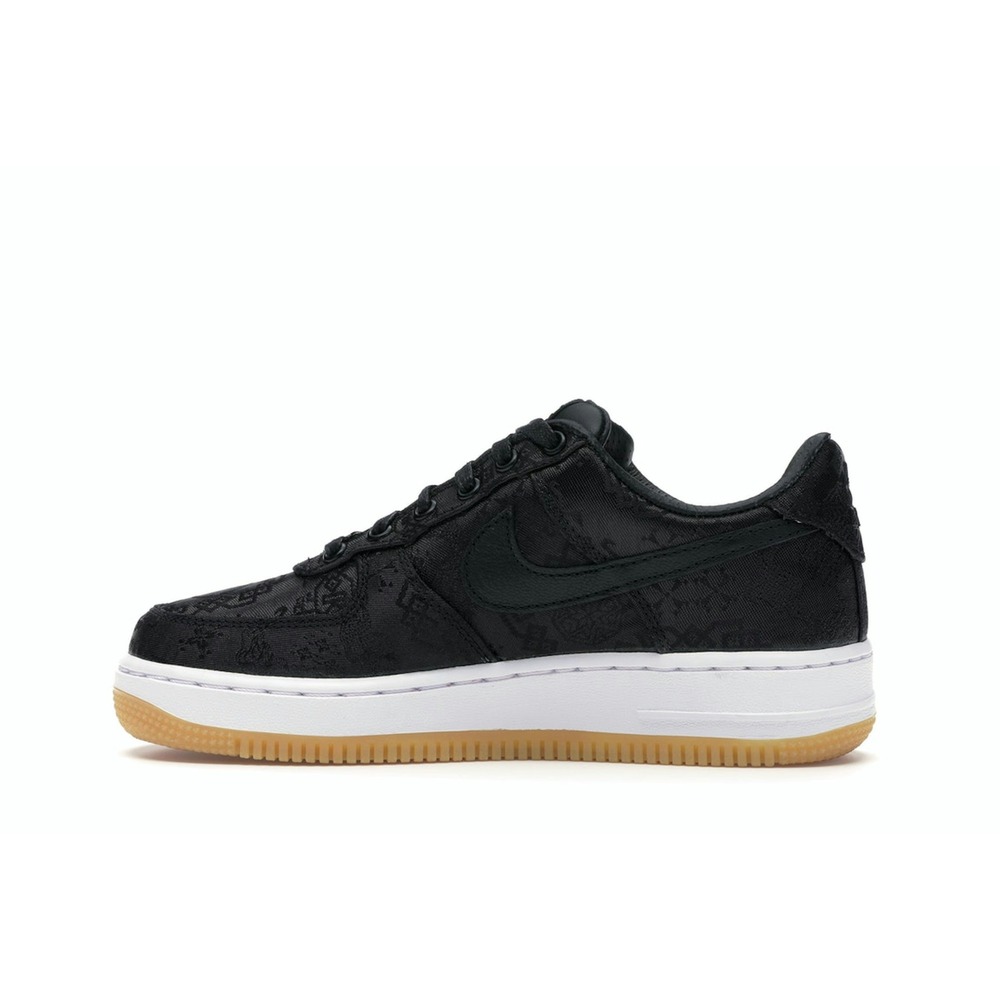 Nike Air Force 1 Black Silk collab Fragment Design & CLOT - Image 3