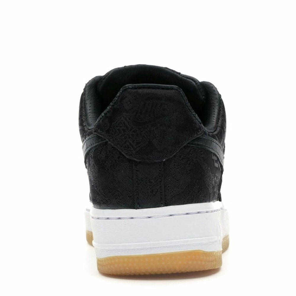 Nike Air Force 1 Black Silk collab Fragment Design & CLOT - Image 4