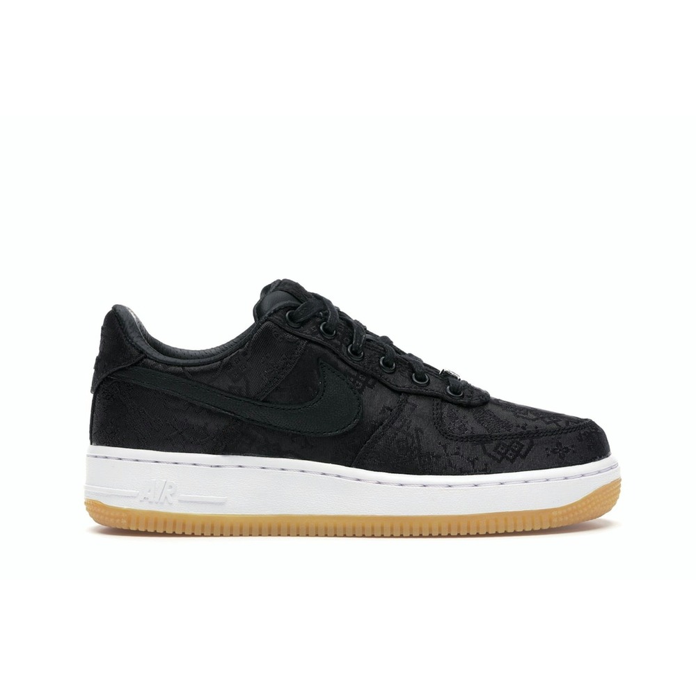 Nike Air Force 1 Black Silk collab Fragment Design & CLOT