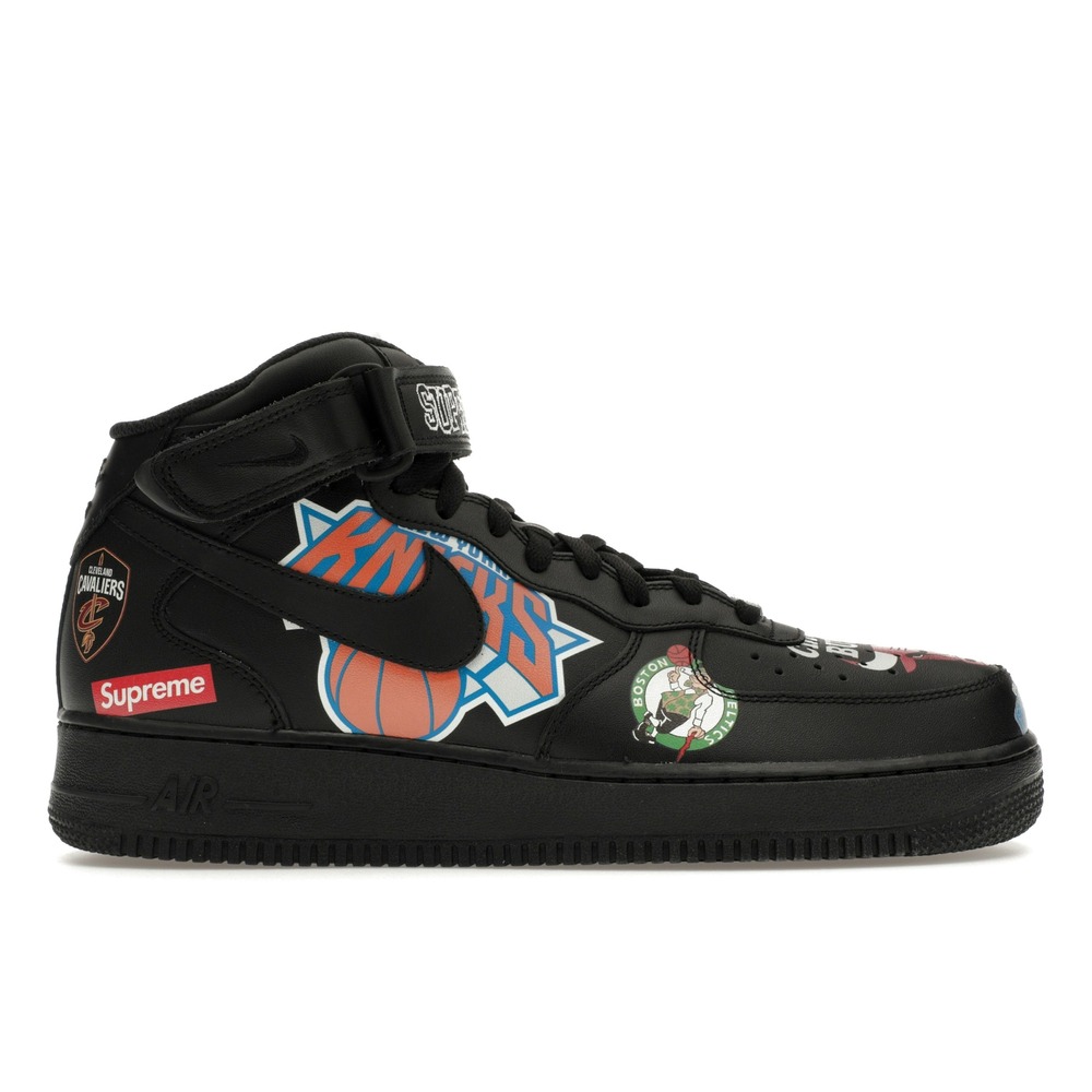 Nike Air Force 1 Mid 07 Black collab Supreme & NBA