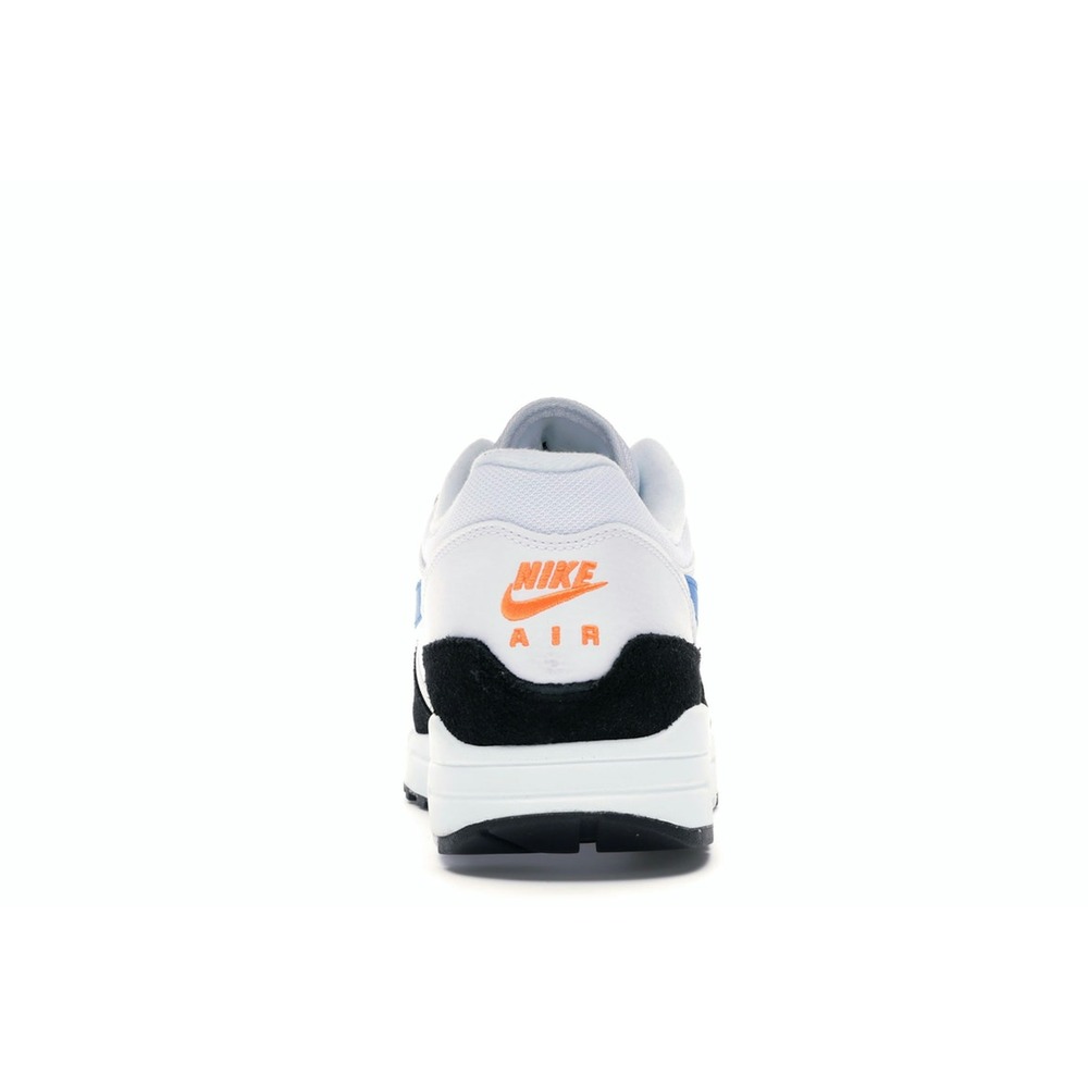 Nike Air Max 1 White-Photo Blue-Black-Total Orange - Image 4
