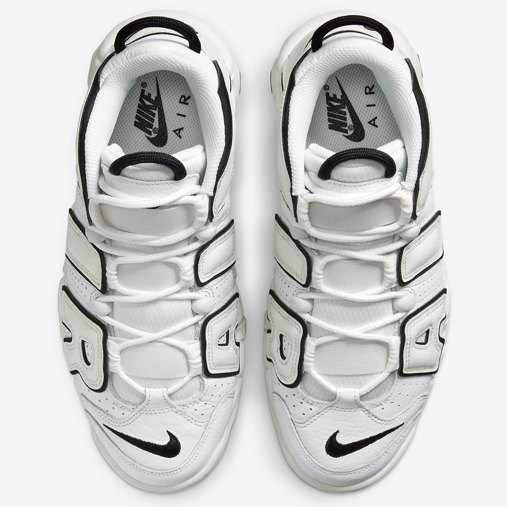Nike Air More Uptempo White Black (Women Exclusive) - Image 5