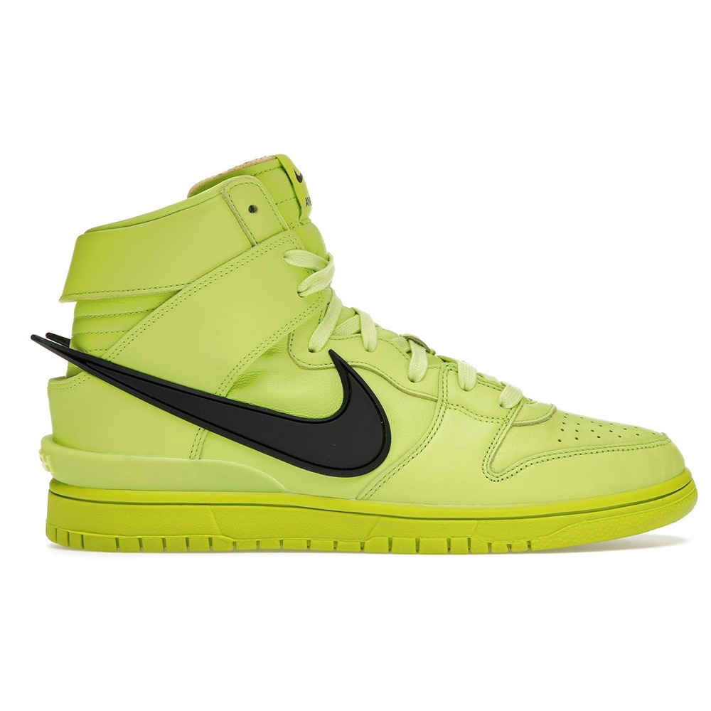 Nike Dunk High Flash Lime collab AMBUSH