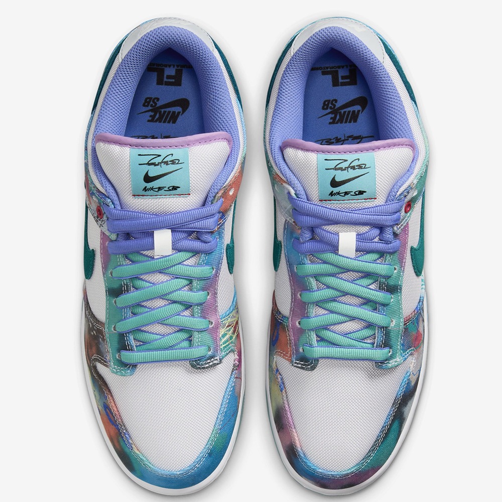 Nike Dunk Low SB Bleached Aqua collab Futura Laboratories - Image 5