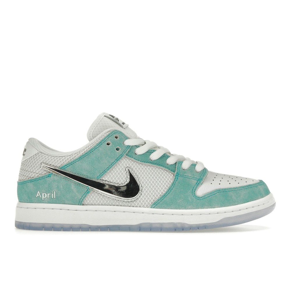 Nike Dunk Low SB Turbo Green collab April Skateboards