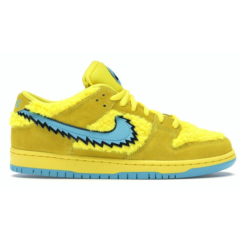 Nike SB Dunk Low Yellow Bear collab Grateful Dead