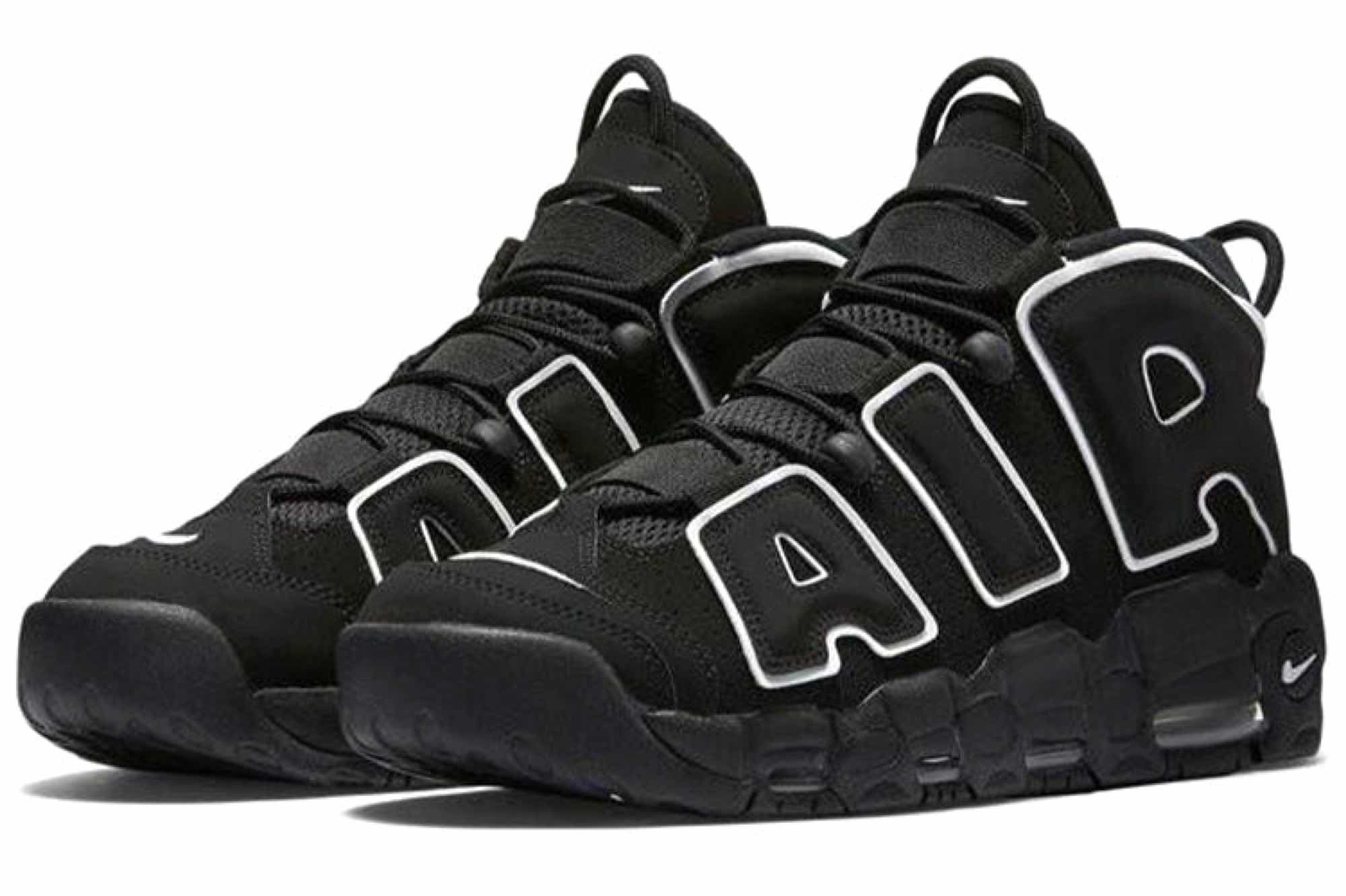 Nike Air More Uptempo 'Black White' 414962-002 - Image 3