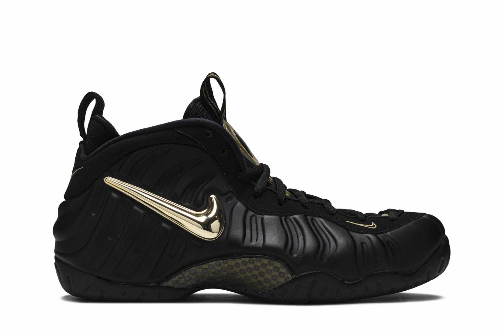Air Foamposite Pro 'Black Metallic Gold' 624041-009
