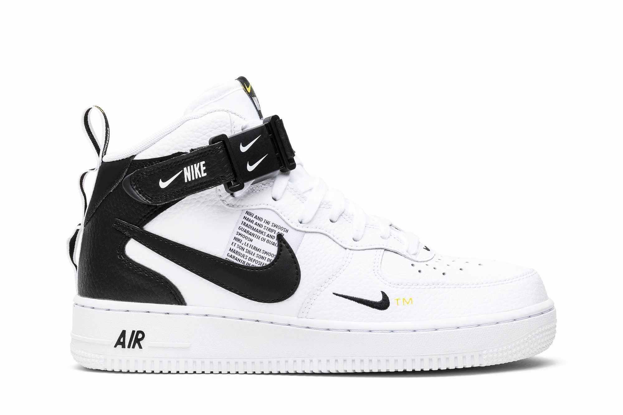 Air Force 1 Mid '07 LV8 'White Black' 804609-103