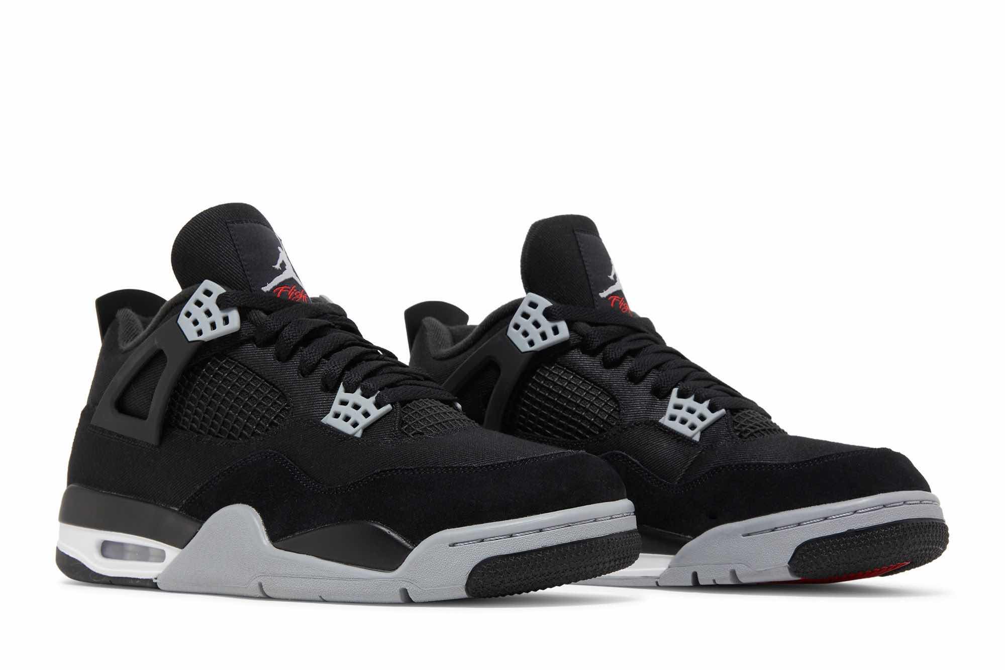 Air Jordan 4 Retro SE 'Black Canvas' DH7138-006 - Image 8