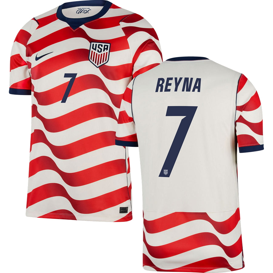 USA Home Jersey World Cup 2026 Adults #7 REYNA
