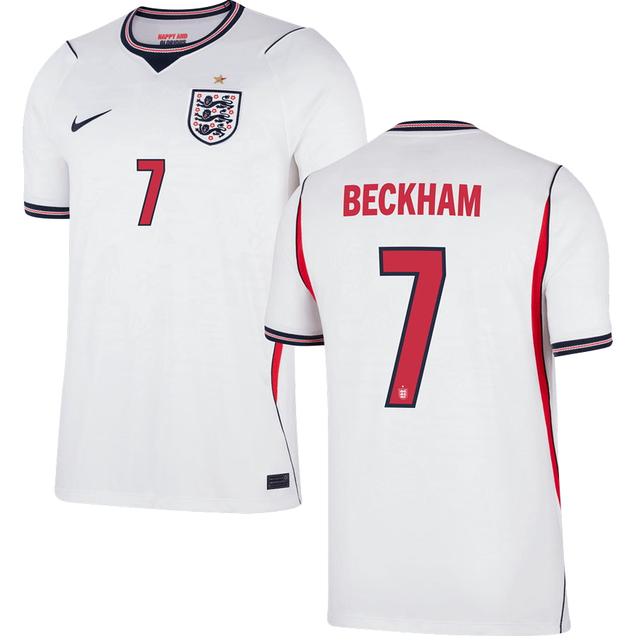 England Home Jersey World Cup 2026 Adults #7 BECKHAM