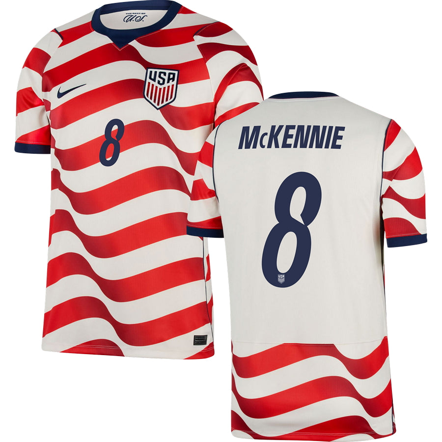 USA Home Jersey World Cup 2026 Adults #8 McKENNIE